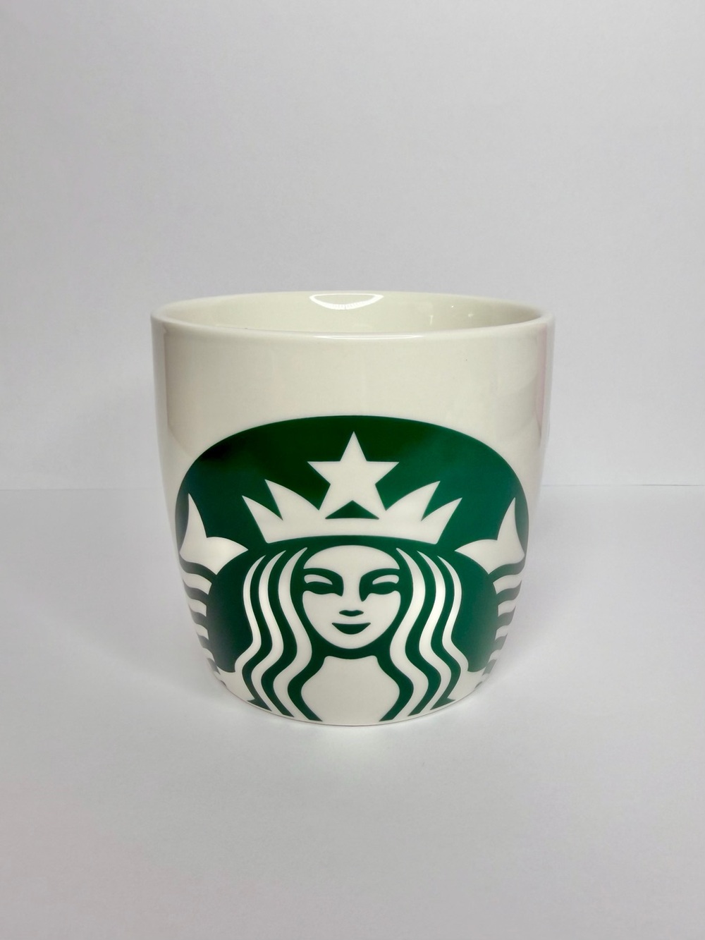 Starbucks Coffee  14 oz Mug Green Siren Logo Ceramic